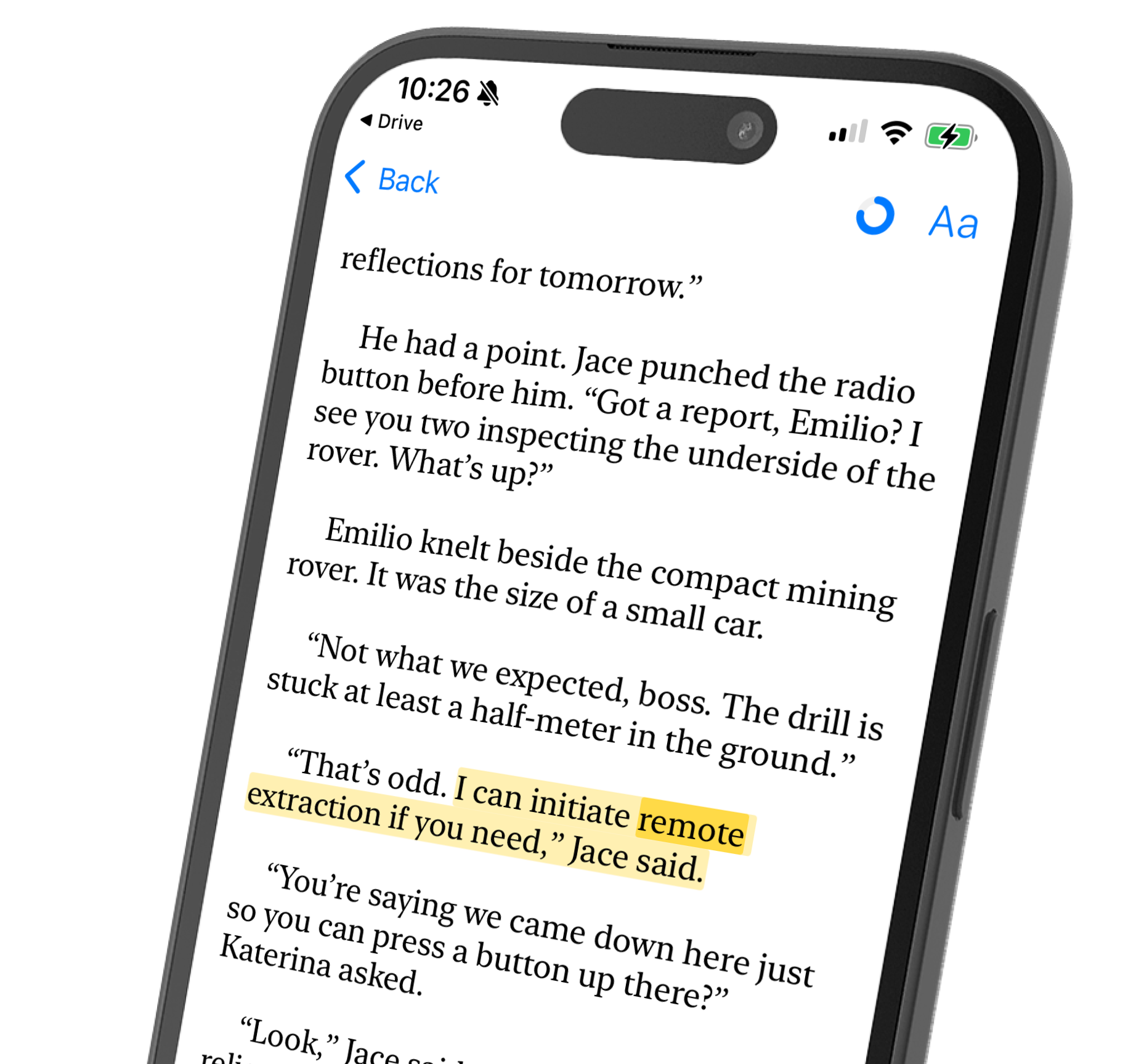 ReadBack App Screenshot